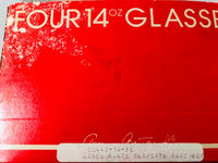 Load image into Gallery viewer, Georges Briard Signed Gold Window Panes Double Old Fashion Glasses (Set of 4)
