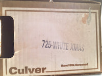 Load image into Gallery viewer, Culver Signed Mid-Century 22-Karat Gold &amp; White Christmas Candles Glasses (Set of 4 with Original Box)
