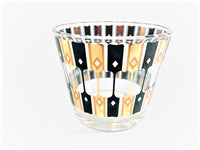 Load image into Gallery viewer, Culver Signed Mid-Century Gold-Black and White Ice Bucket with Carrier

