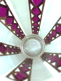 Load image into Gallery viewer, Culver Mid-Century Amethyst Gold and Frost Highball Glasses (Set of 4)
