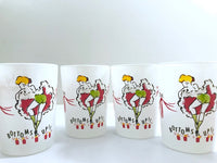 Load image into Gallery viewer, Gay Fad Can Can Girls Bottoms Up Mid-Century Glasses (Set of 6)
