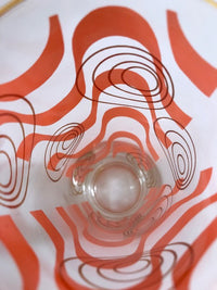 Load image into Gallery viewer, Bartlett Collins Oklahoma Mid-Century Coral and Gold Tall Collins Glasses (Set of 6)
