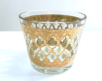 Load image into Gallery viewer, Culver Mid-Century Valencia Green &amp; 22-Karat Gold Ice Bucket
