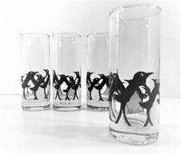 Load image into Gallery viewer, Panache Signed Mid-Century Penguin Highball Glasses (Set of 4)
