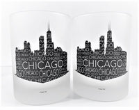 Load image into Gallery viewer, Culver Signed Chicago Skyline Double Old Fashion Glasses (Set of 6)
