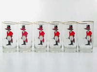 Load image into Gallery viewer, Mid-Century Fox Hunting Glasses (Set of 6)
