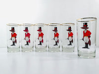 Load image into Gallery viewer, Mid-Century Fox Hunting Glasses (Set of 6)
