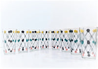 Load image into Gallery viewer, Hazel Atlas Atomic Modern 9-Piece Bar Set
