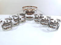 Load image into Gallery viewer, Libbey Mid-Century Indianapolis 500 Promotional 7-Piece Cocktail Bar Set
