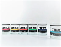 Load image into Gallery viewer, Uncommon Good Retro Mixtape Double Old Fashion Glasses (Set of 6)
