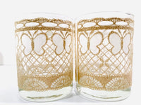 Load image into Gallery viewer, Georges Briard Signed Antique Lace Double Old Fashion Glasses (Set of 6)
