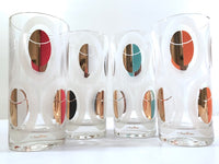 Load image into Gallery viewer, Fred Press Signed Mod Circle Glasses and Carrier (8 glasses)
