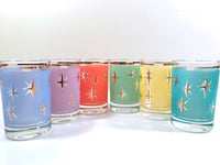 Load image into Gallery viewer, Bartlett Collins Mid-Century North Star Juice Cocktail Glasses (Set of 6)
