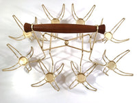 Load image into Gallery viewer, Federal Glass Mid-Century Pastel Somewhere Over the Rainbow Roly Poly Bar Set (8 Glasses with Carrier)
