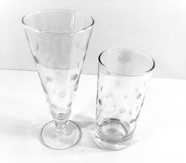 Vintage Etched Dot Set