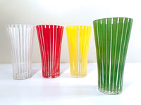 Load image into Gallery viewer, Mid-Century Bengt Orurp Johansfors Art Glass Strict (Set of 4)
