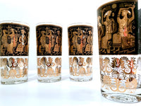 Load image into Gallery viewer, Georges Briard Signed Mid-Century Egyptian Highball Glasses (Set of 4)
