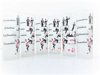 Load image into Gallery viewer, Federal Glass What Level Are You Humorous Tall Collins Glasses (Set of 6)
