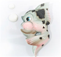 Load image into Gallery viewer, Geo Z. Lefton Signed Fish Planter and Bubbles Set
