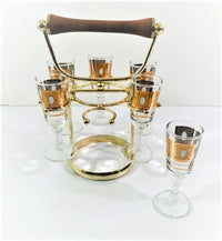 Load image into Gallery viewer, Fred Press Signed Jewel Mid-Century 7-Piece Port /Cordial Set
