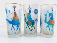 Load image into Gallery viewer, Libbey Hostess Mid-Century We Three Kings Highball Glasses (Set of 8)
