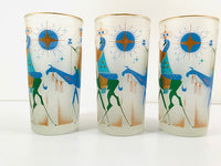 Load image into Gallery viewer, Libbey Hostess Mid-Century We Three Kings Highball Glasses (Set of 8)
