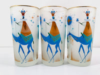 Load image into Gallery viewer, Libbey Hostess Mid-Century We Three Kings Highball Glasses (Set of 8)
