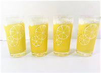 Load image into Gallery viewer, Fred Press Signed Mid-Century Lemon Fizz Glasses (Set of 4)
