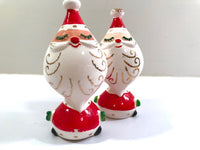 Load image into Gallery viewer, Napco Mid-Century Santa Shaker Set (Set of 2)
