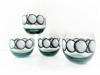 Load image into Gallery viewer, Vintage Golf Ball Roly Poly Glasses (Set of 4)
