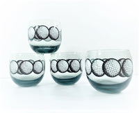 Load image into Gallery viewer, Vintage Golf Ball Roly Poly Glasses (Set of 4)
