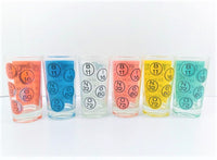 Load image into Gallery viewer, Caprice Glass Mid-Century BINGO Glasses (Set of 6)
