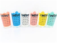 Load image into Gallery viewer, Caprice Glass Mid-Century BINGO Glasses (Set of 6)
