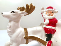 Load image into Gallery viewer, Santa and Reindeer Christmas Planter
