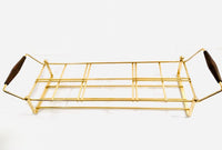 Load image into Gallery viewer, Culver Signed Mid-Century Rondo Blue-Green and Gold Stripe 10-Piece Bar Set
