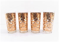Load image into Gallery viewer, Georges Briard Signed 22-Karat Gold Spanish Scroll Highball Glasses (Set of 4)
