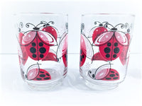 Load image into Gallery viewer, Libbey Vintage Lady Bug Glasses (Set of 4)
