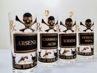 Load image into Gallery viewer, Georges Briard Signed Mid-Century Name Your Poison 15 Piece Bar Set
