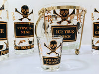 Load image into Gallery viewer, Georges Briard Signed Mid-Century Name Your Poison 15 Piece Bar Set
