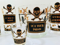 Load image into Gallery viewer, Georges Briard Signed Mid-Century Name Your Poison 15 Piece Bar Set
