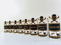 Load image into Gallery viewer, Georges Briard Signed Mid-Century Name Your Poison 15 Piece Bar Set
