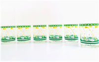 Load image into Gallery viewer, Georges Briard Signed Mid-Century Golf Club Double Old Fashion Glasses (Set of 6)
