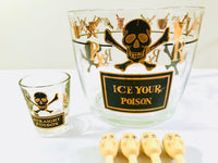 Load image into Gallery viewer, Georges Briard Signed Mid-Century Name Your Poison 15 Piece Bar Set
