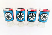 Load image into Gallery viewer, Retro Peace, Brotherhood and Freedom Glasses (Set of 4)
