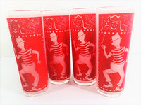Load image into Gallery viewer, Dominion Glass Mid-Century Flapper Tall Collins Glasses (Set of 4)
