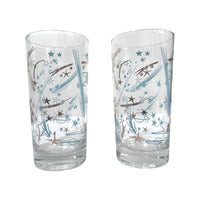Load image into Gallery viewer, Mid-Century Out of This World Atomic Space Glasses (Set of 6)
