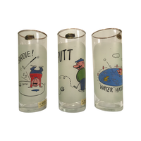 Load image into Gallery viewer, Otsuka Glass Japan Mid-Century Humorous Golfing Glasses (Set of 6)

